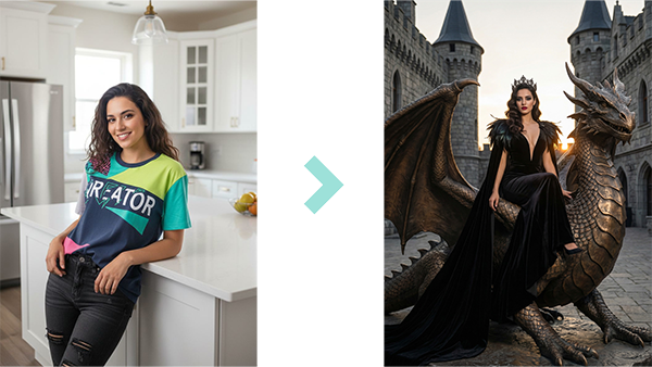 Королева драконов — готовый промпт для нейросети