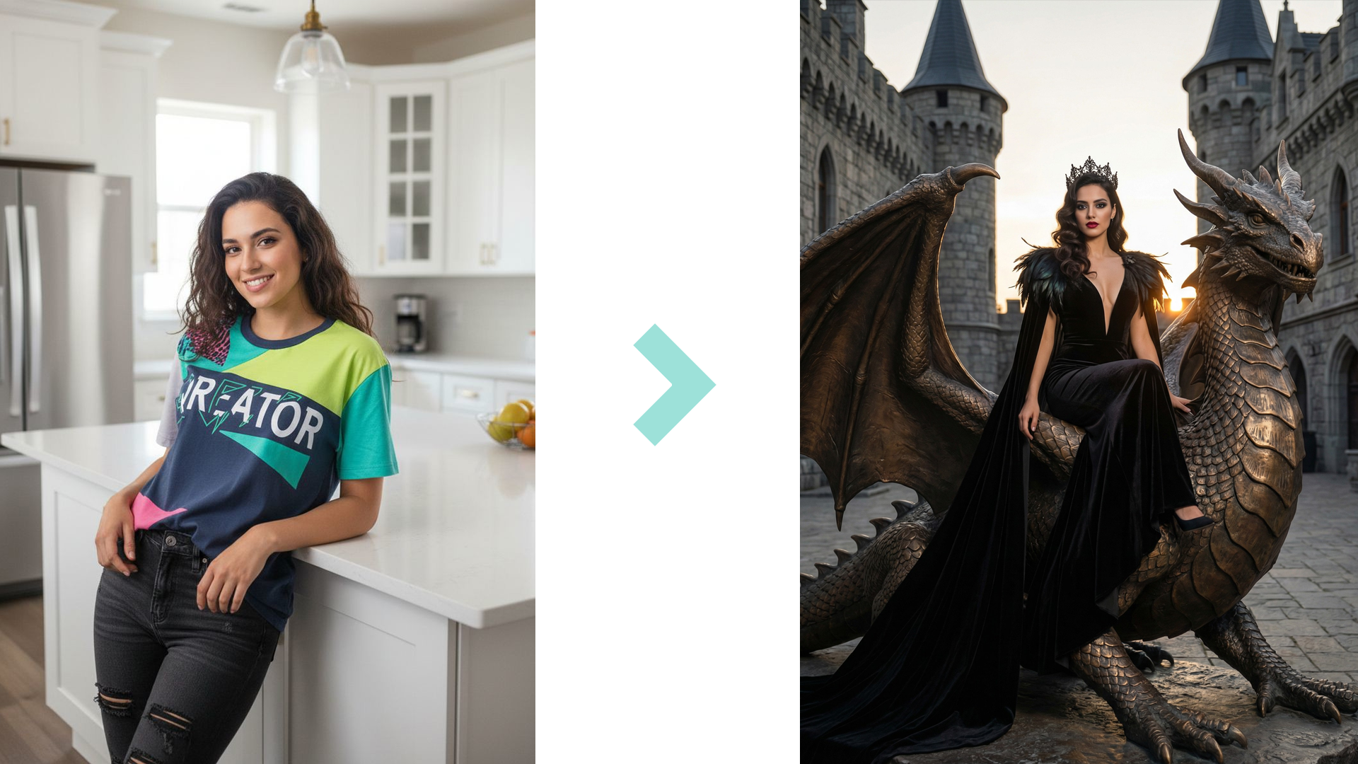 Королева драконов — готовый промпт для нейросети