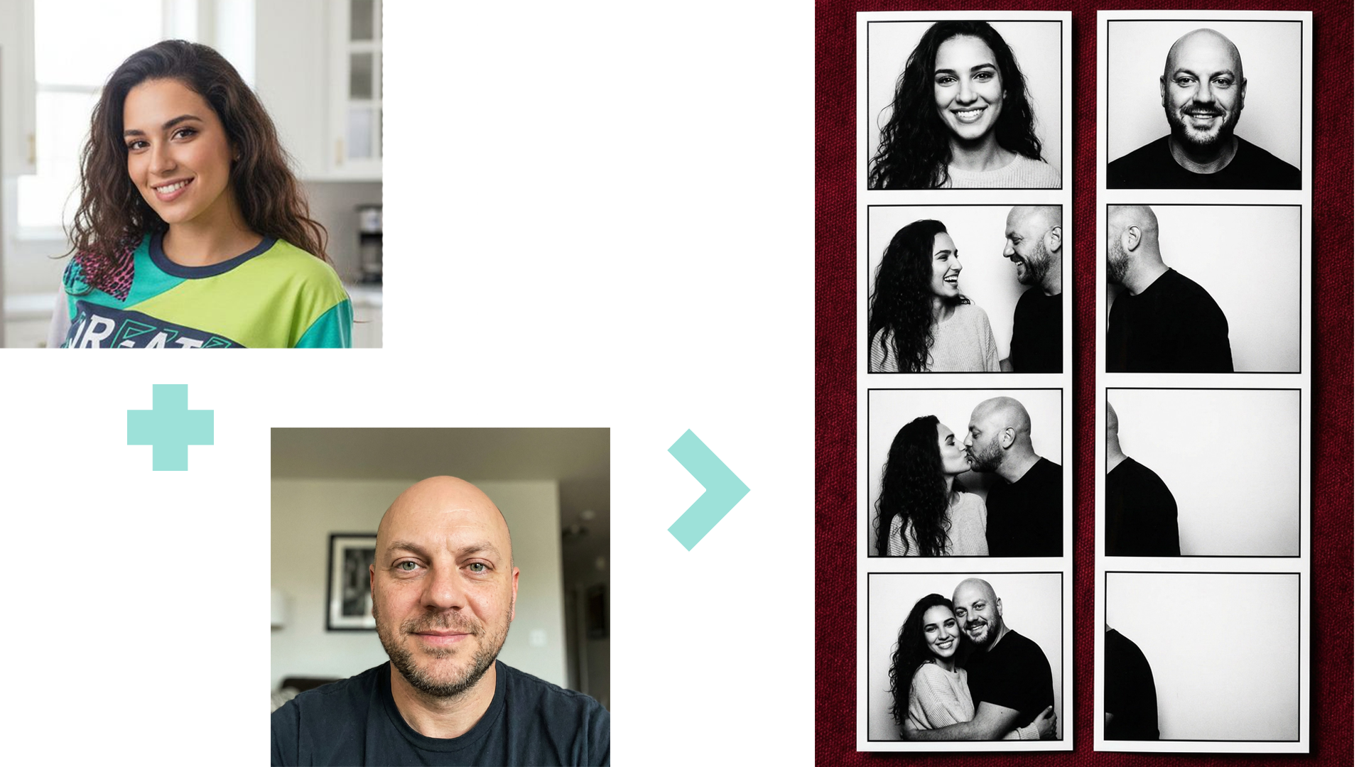 Фотобудка для пары — готовый промпт для романтических фото